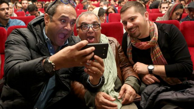 تصاویر حضور رامبد جوان در نمایش ولپن