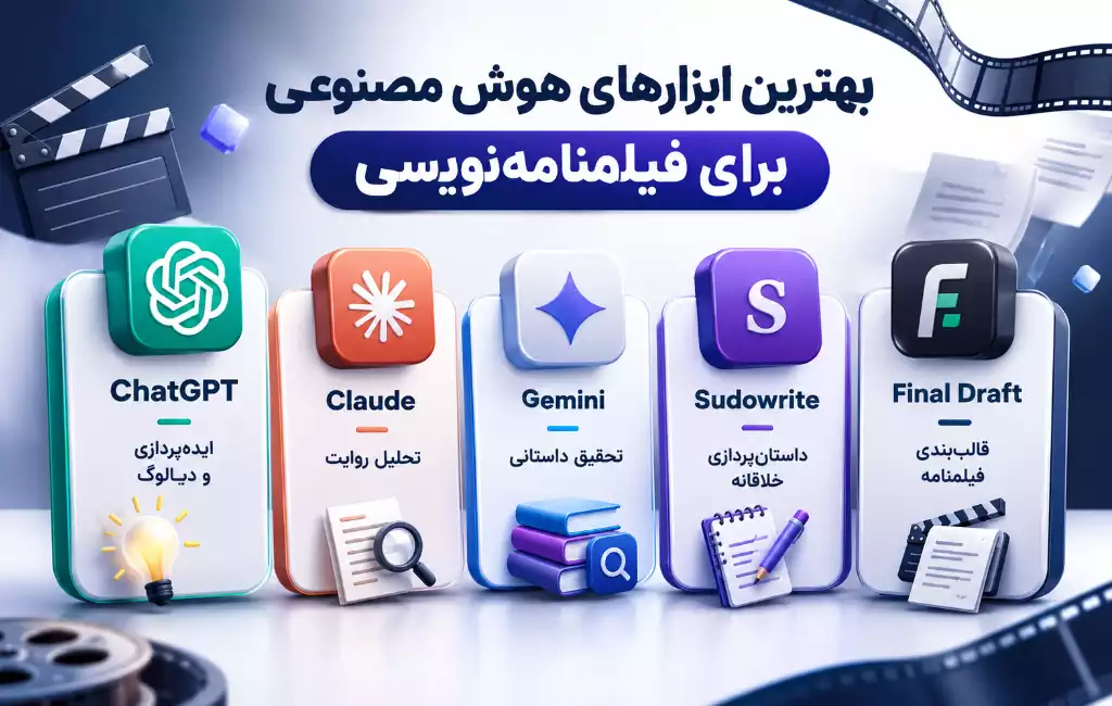 بهترین ابزارهای هوش مصنوعی برای فیلمنامه نویسی