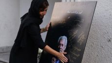 تصاویر حضور هنرمندان در خانه زنده یاد داوود رشیدی