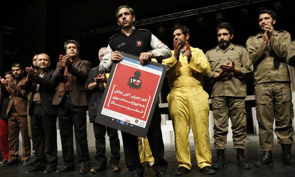 حضور سخنگوی آتش نشانی در تئاتر شهر