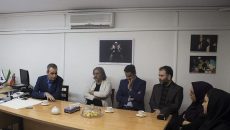 مراسم معارفه مدیر روابط عمومی اداره کل هنرهای نمایشی برگزار شد