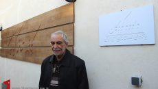 تصاویر بازدید داوود کیانیان از آمادسازی کافه سالن نمایش کیانیان
